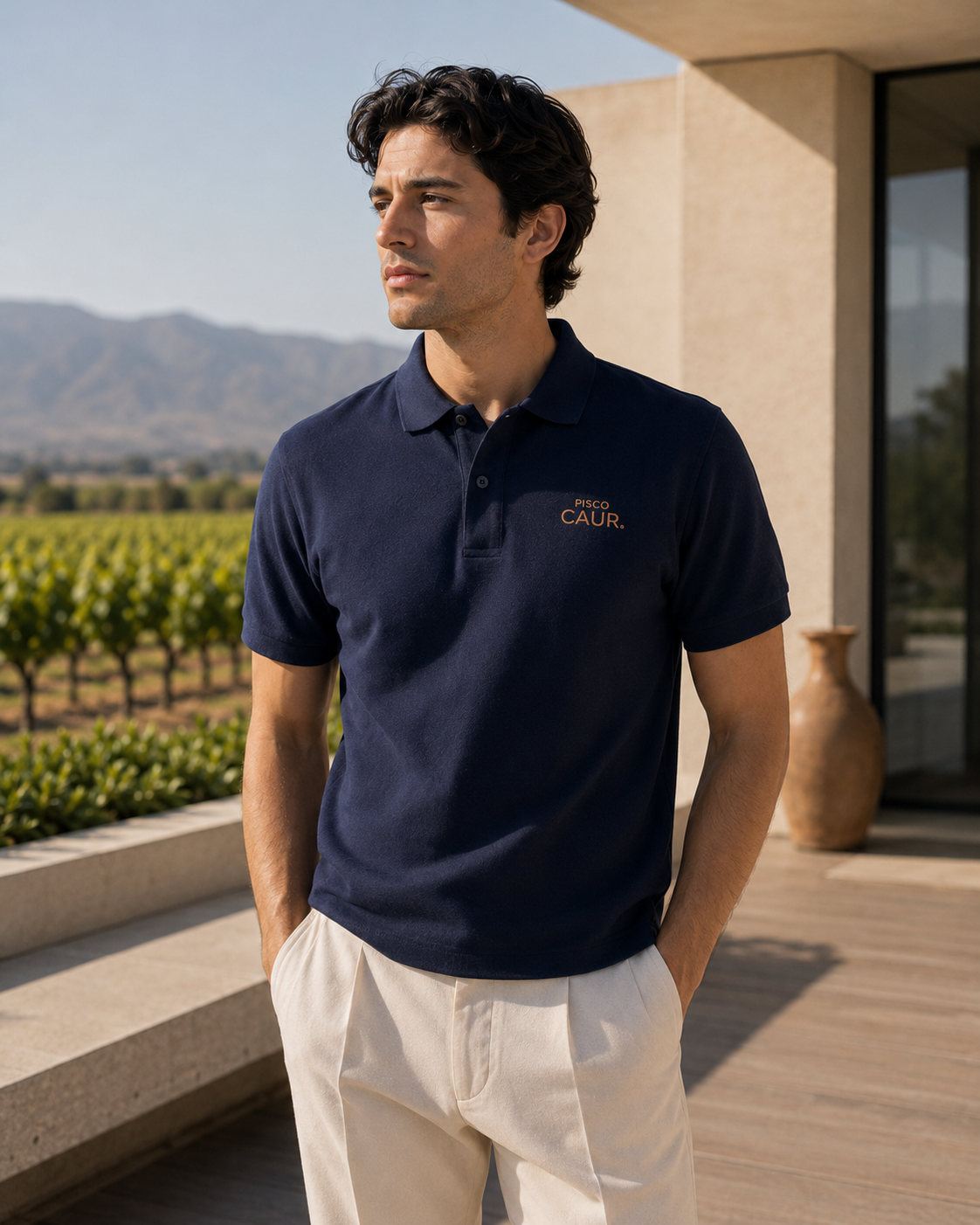 Polera oficial · Hombre Azul